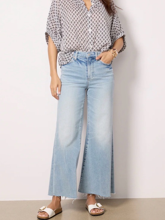 pistola Denim - PISTOLA Light Blue Wide-Leg Jeans